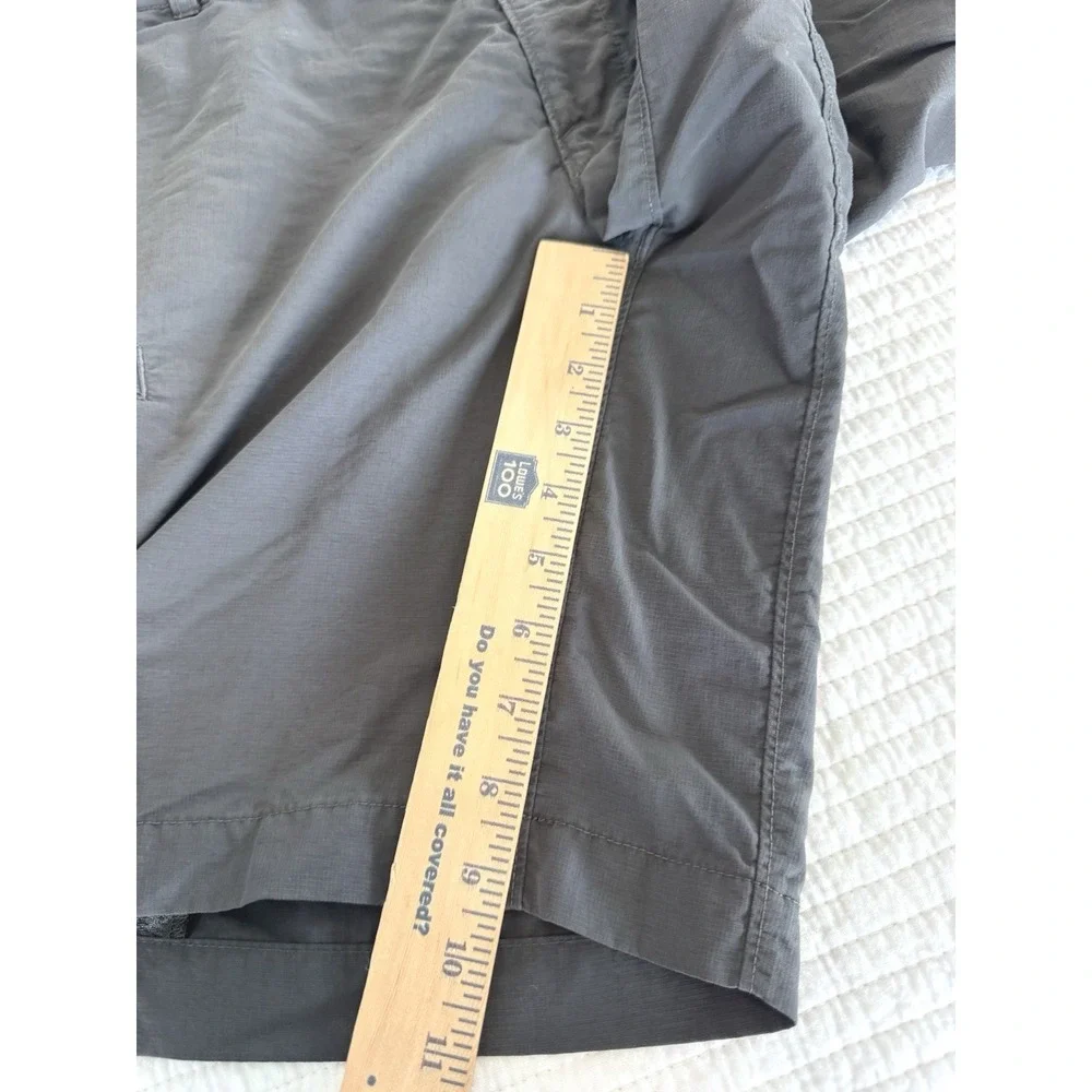 The North Face Mens Hiking Shorts Gray Ripstop Outdoor Trekking Size 36